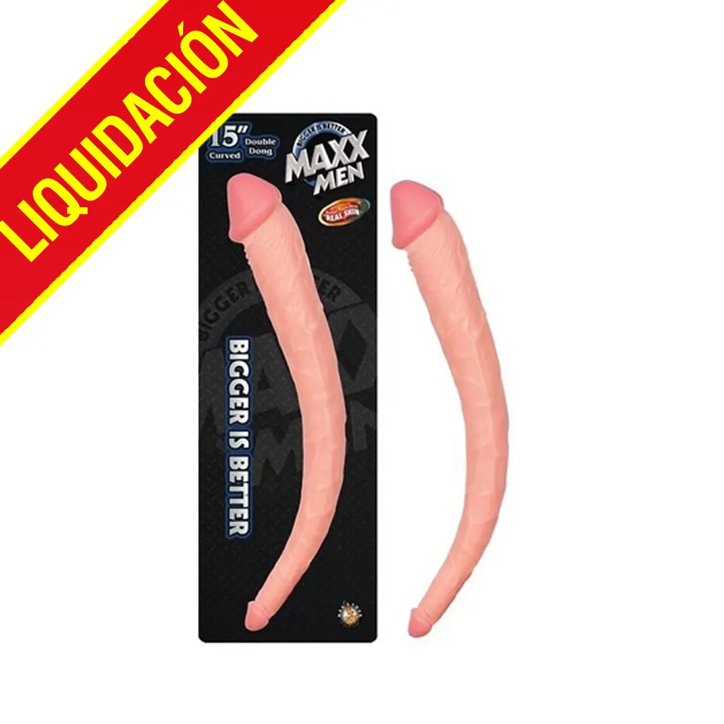 JUGUETES - MAXX MEN 15" CURVE DOUBLE DONG