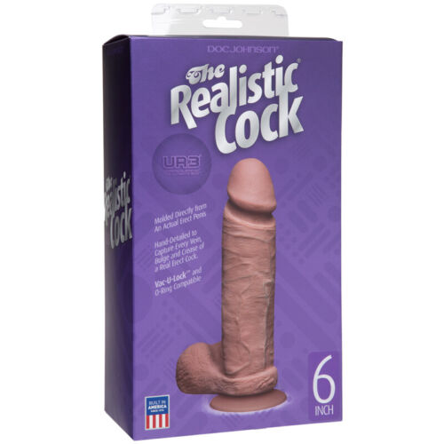[1160-01-BX] JUGUETES - THE REALISTIC COCK ULTRASKYN 6 INCH