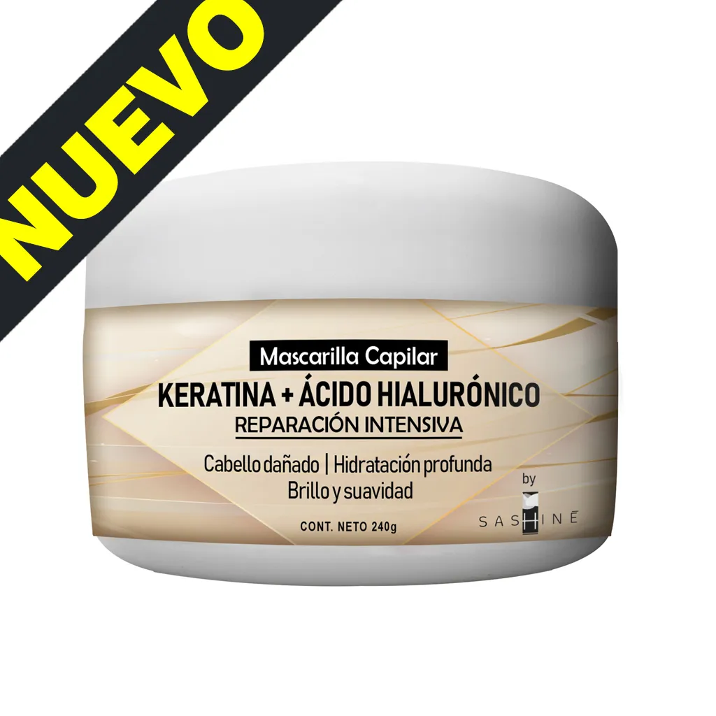 SASHINE MAZCARILLA CAPILAR KERATINA + ACIDO HIALURONICO